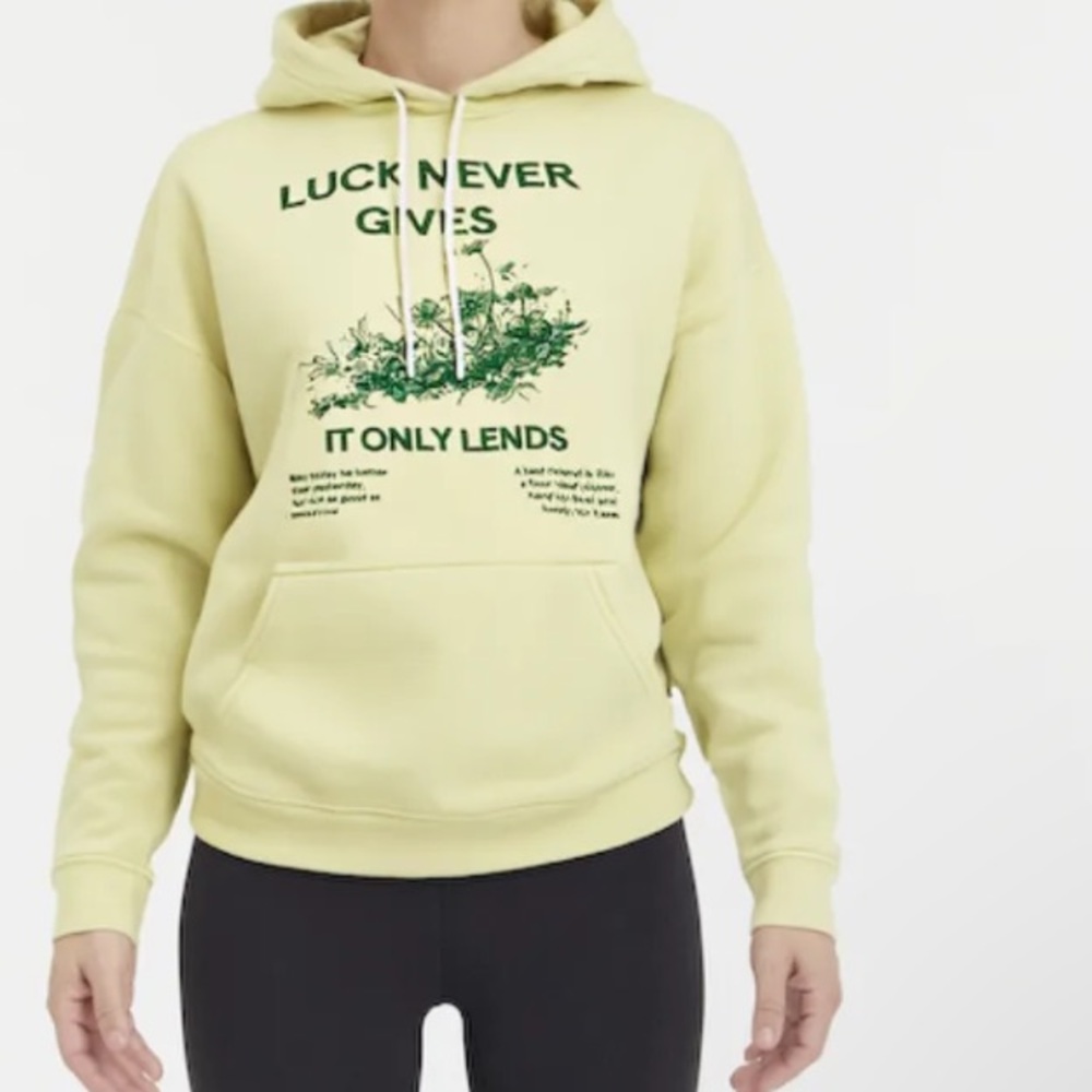Women’s Luck Only Lends  Graphic Hoodie.